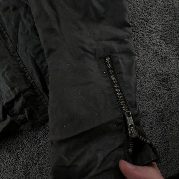 Belstaff Brigand Large Waxed Jacket Men Outdoors Snap Zip Up Italy Biker Adult - Picture 11 of 16